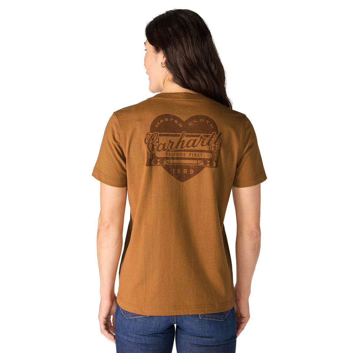 Carhartt Women's Irvine Relaxed Heritage Heart T-Shirt T-Shirts Carhartt
