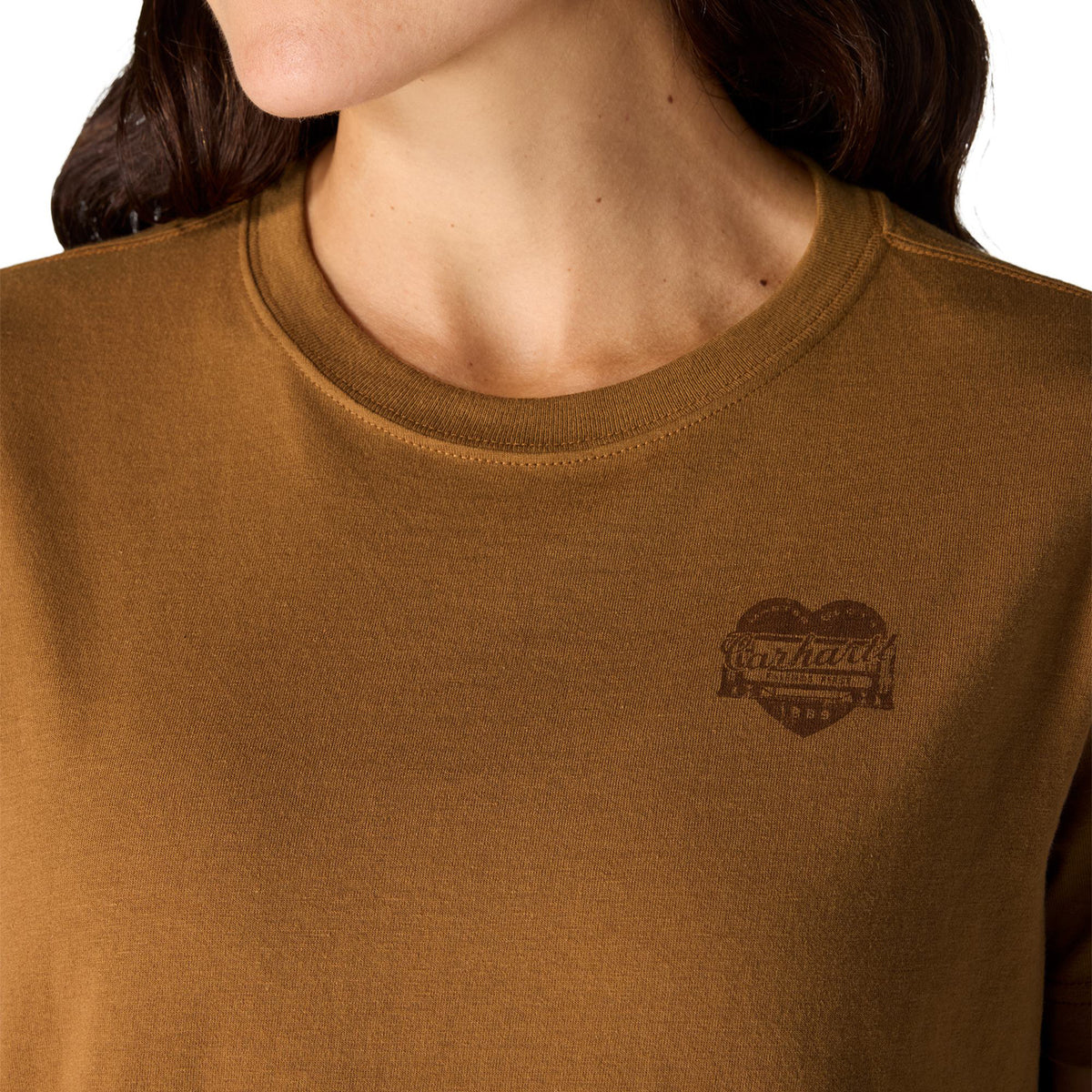 Carhartt Women's Irvine Relaxed Heritage Heart T-Shirt T-Shirts Carhartt
