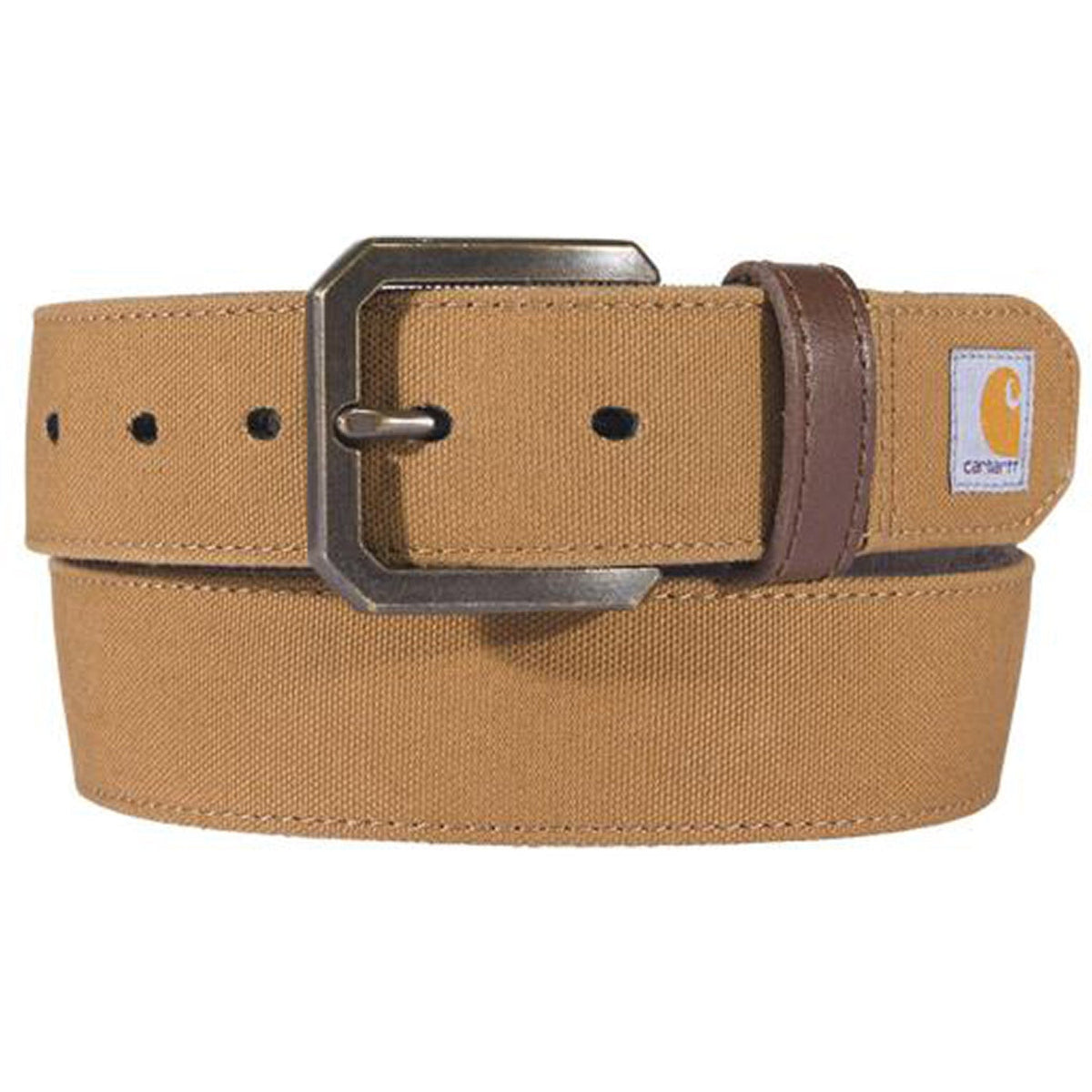 Carhartt Men's Canvas Duck Belt Belts & Suspenders Carhartt Carhartt Brown 32