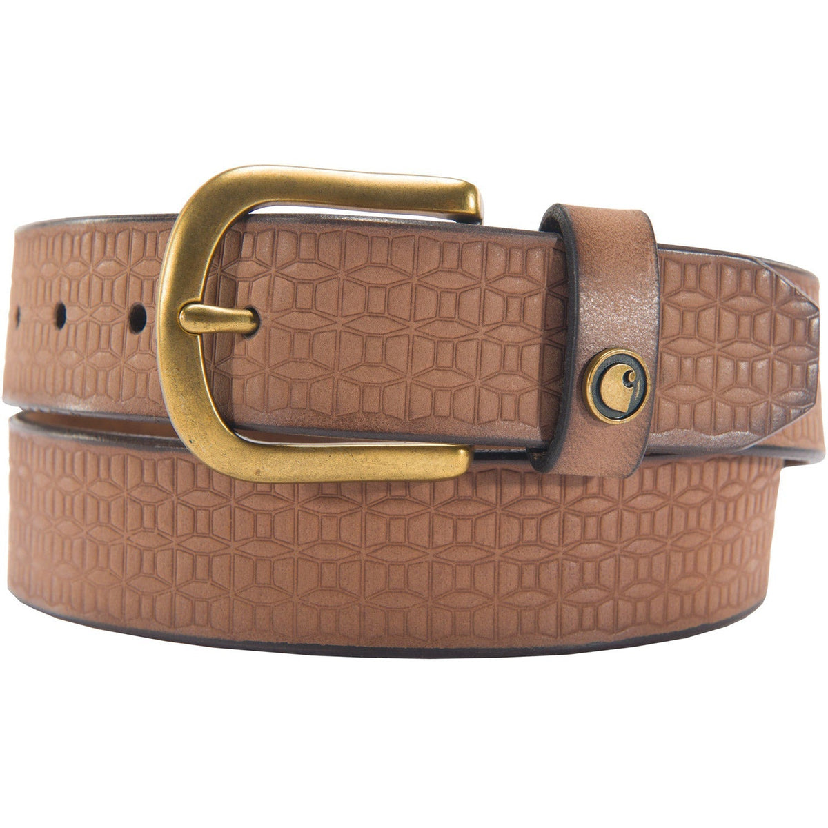 Carhartt Women's Saddle Leather Basketweave Belt Belts & Suspenders Carhartt Brown 2XL