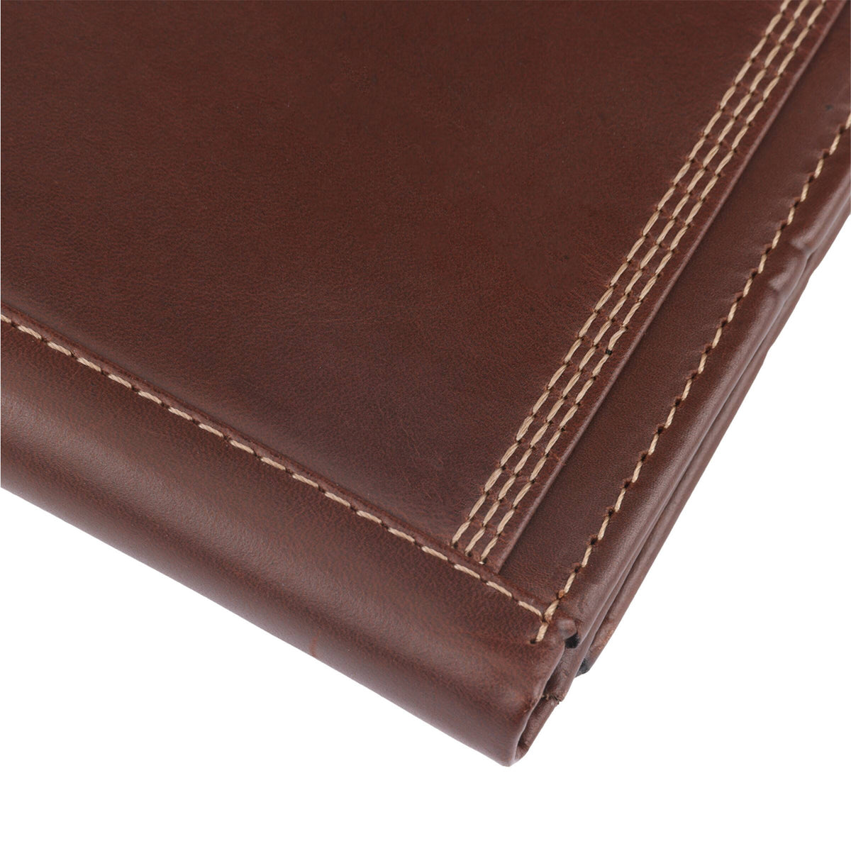 Carhartt Leather Triple-Stitched Trifold Wallet