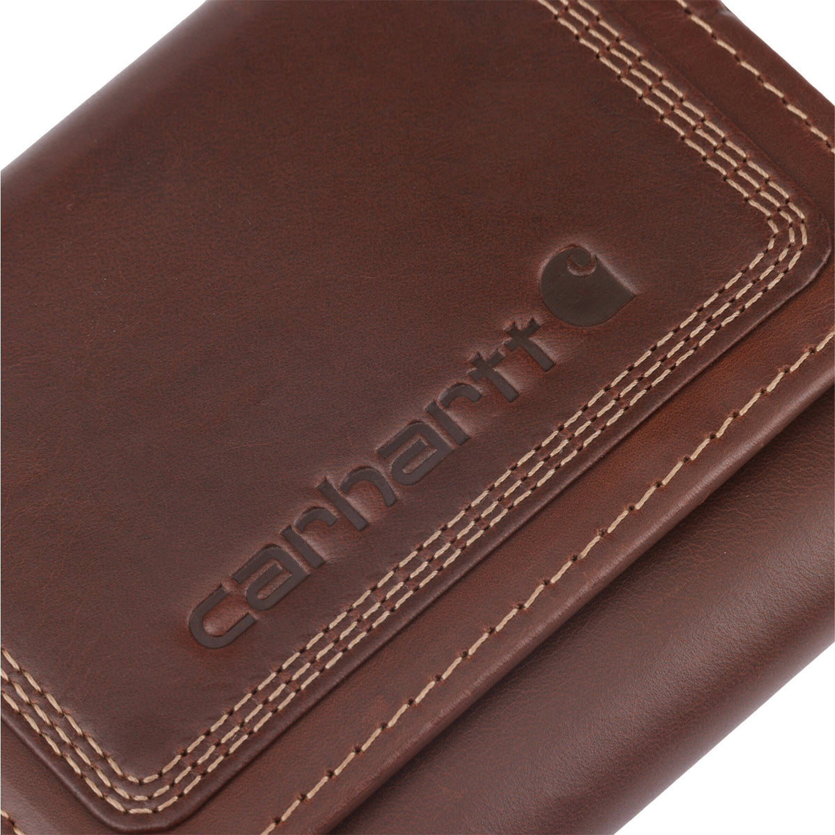 Carhartt Leather Triple-Stitched Trifold Wallet Wallets Carhartt