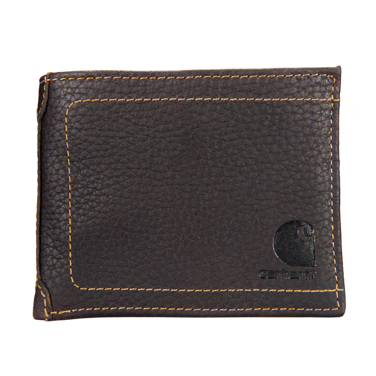 Carhartt Pebble Leather Passcase Wallet Wallets Carhartt Brown OS