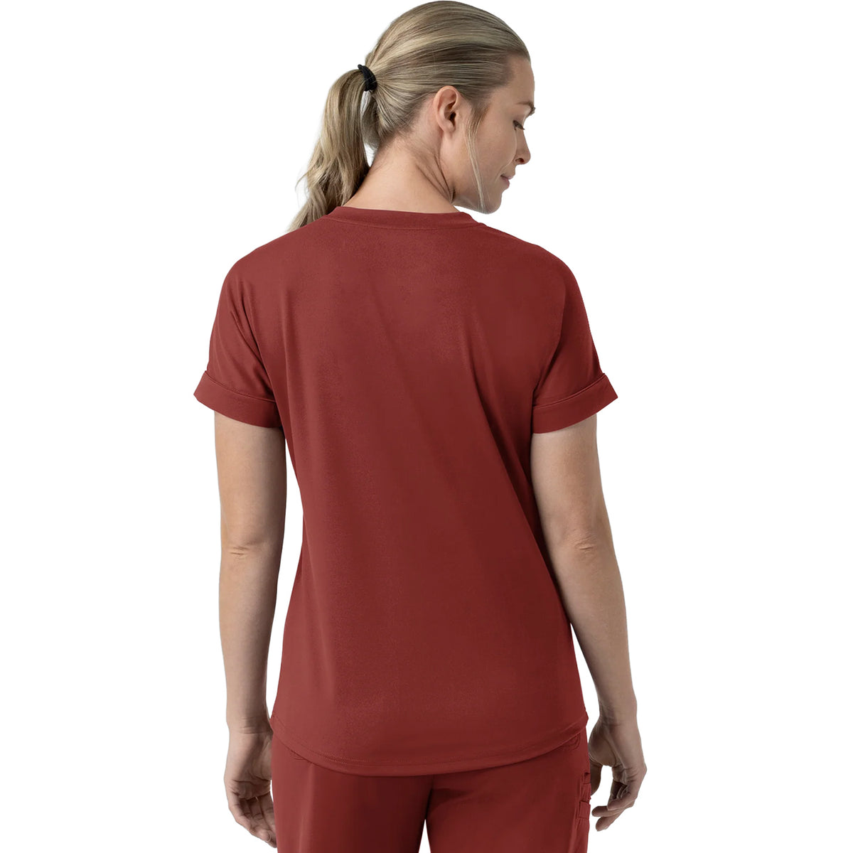 Carhartt Women's Force Cross-Flex Knit V-Neck Scrub Top Scrubs Carhartt