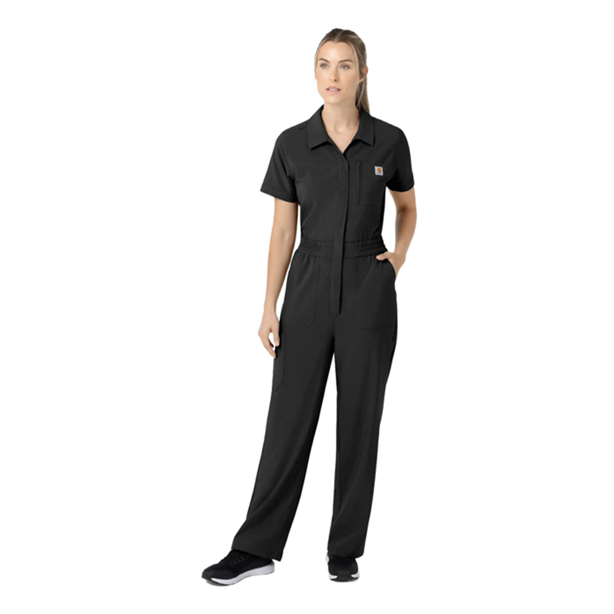 Carhartt Women's Force Cross-Flex Short Sleeve Scrub Coverall