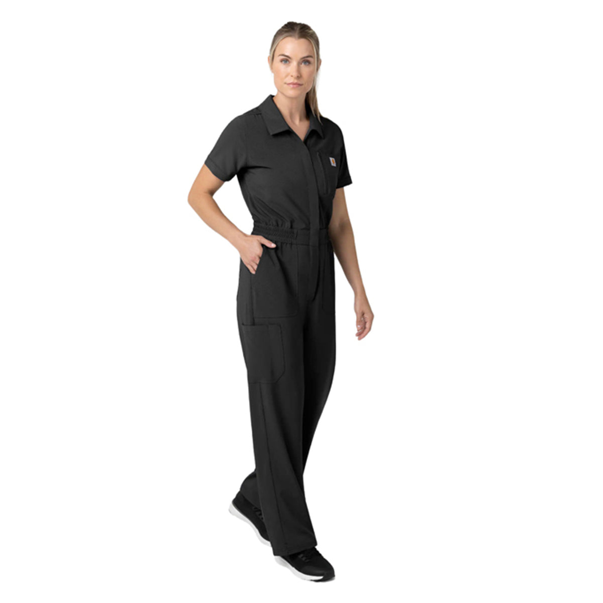 Carhartt Women's Force Cross-Flex Short Sleeve Scrub Coverall