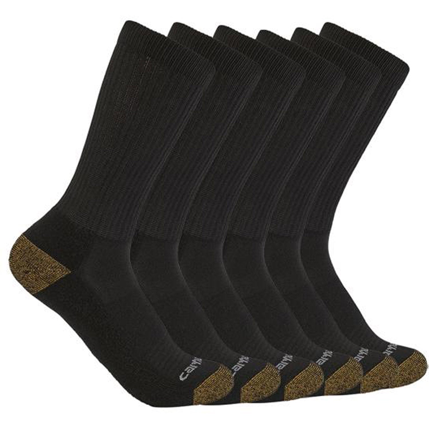 Carhartt Men's Midweight Crew 6-Pack Socks - Work World - Workwear, Work Boots, Safety Gear