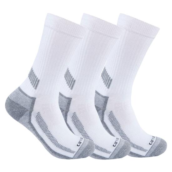 Carhartt Men&#39;s Force® Midweight Crew Sock 3-Pack - Work World - Workwear, Work Boots, Safety Gear