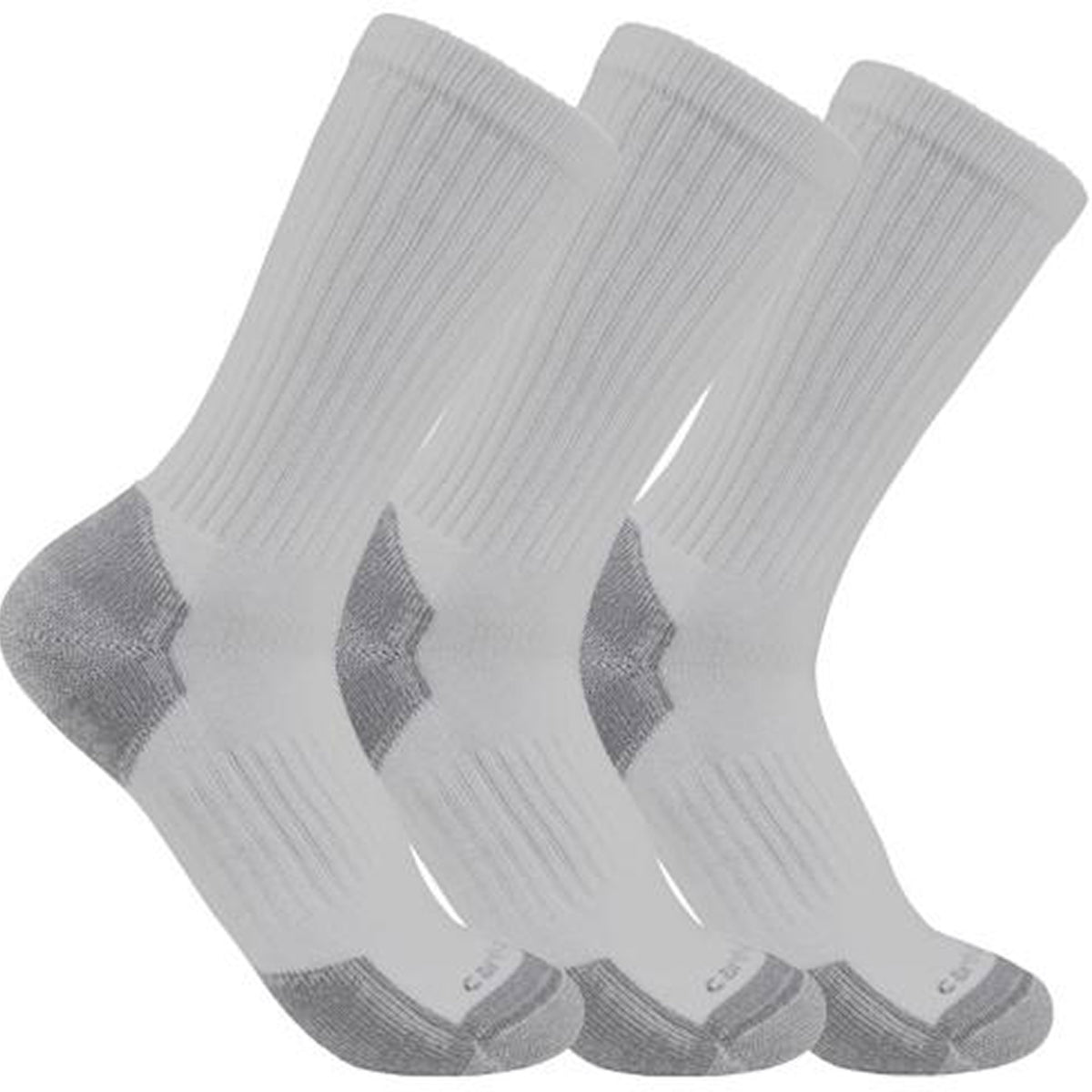 Carhartt Men&#39;s Midweight Cotton Blend Crew Sock 3-Pack - Work World - Workwear, Work Boots, Safety Gear