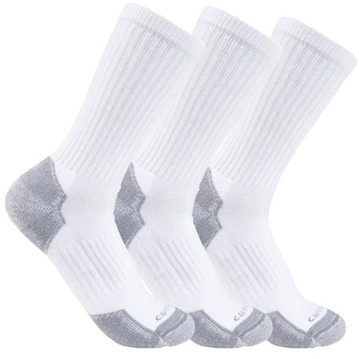 Carhartt Men&#39;s Midweight Cotton Blend Crew Sock 3-Pack - Work World - Workwear, Work Boots, Safety Gear