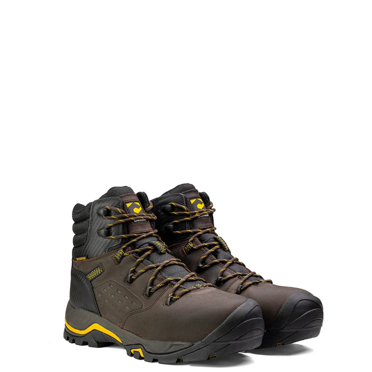 Chinook Men's Olympic Mid 6" Waterproof Comp Toe Work Boot Work Boots Chinook Footwear