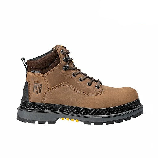 Chinook Footwear Men's Buckman 6" Watperoof Soft Toe Work Boot Work Boots Chinook Footwear Brown 10 M/W