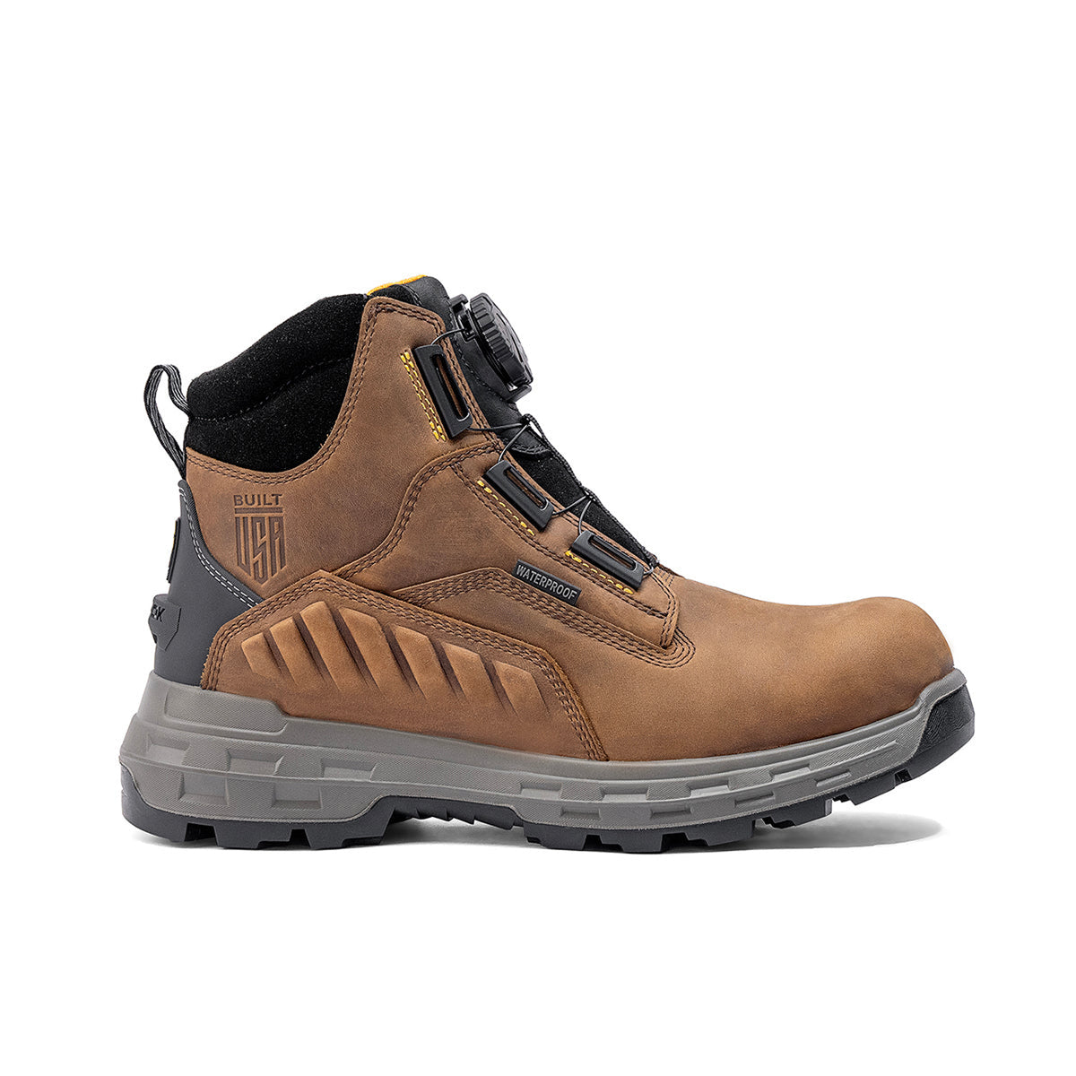 Chinook Men's Wildwood 6” Soft Toe Turbolace™ Work Boot Work Boots Chinook Footwear Brown 10 M/W