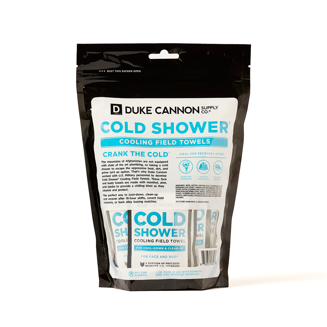 Duke Cannon Cooling Field Towels Pouch (15 Pack) Toiletries Duke Cannon