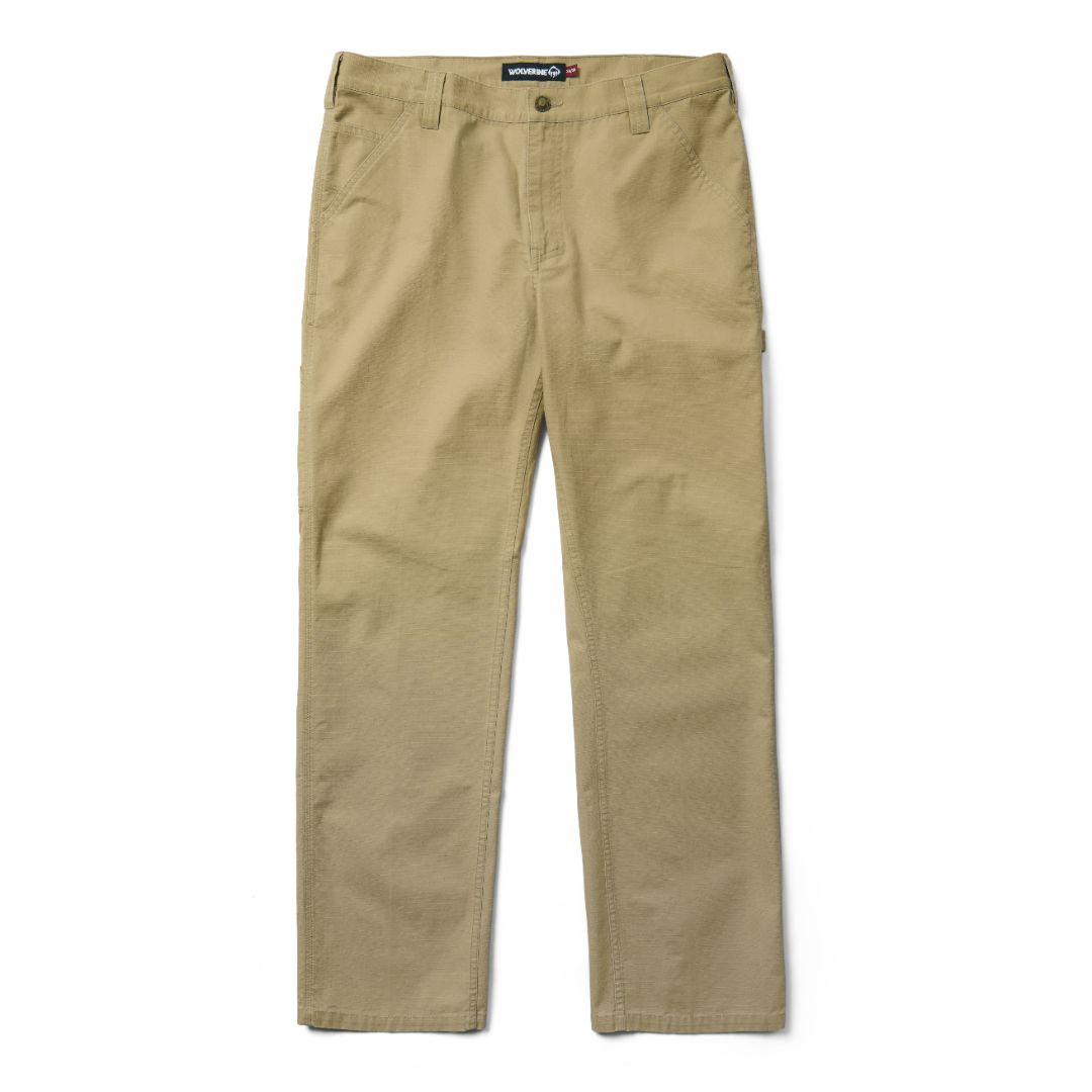 Wolverine Men's Eaton Ripstop 8-Pocket Carpenter Pant Pants Wolverine Khaki 30 30 Inseam