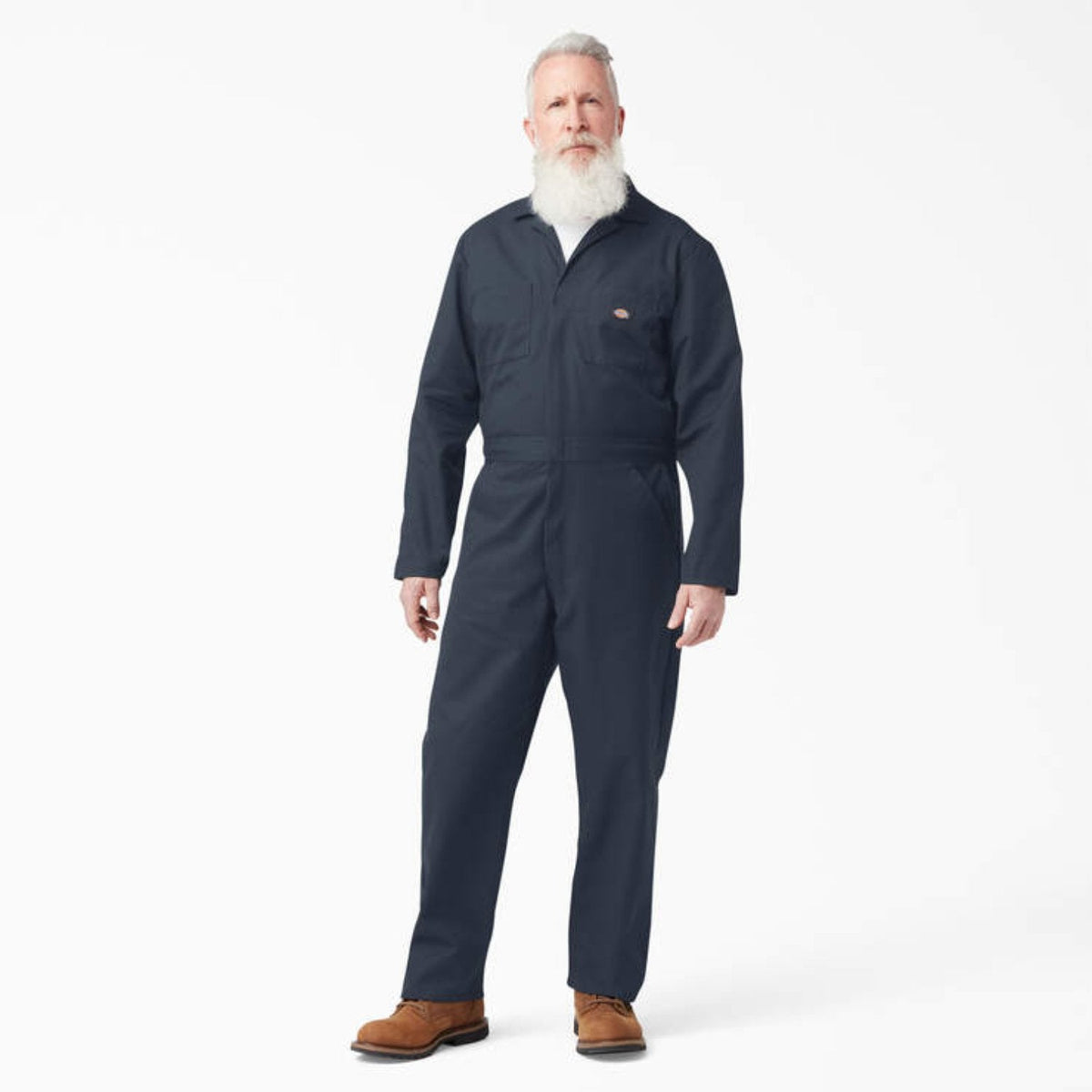 Dickies Men's Basic Blended Coverall Bibs & Overalls Dickies Dark Navy 2XL Reg