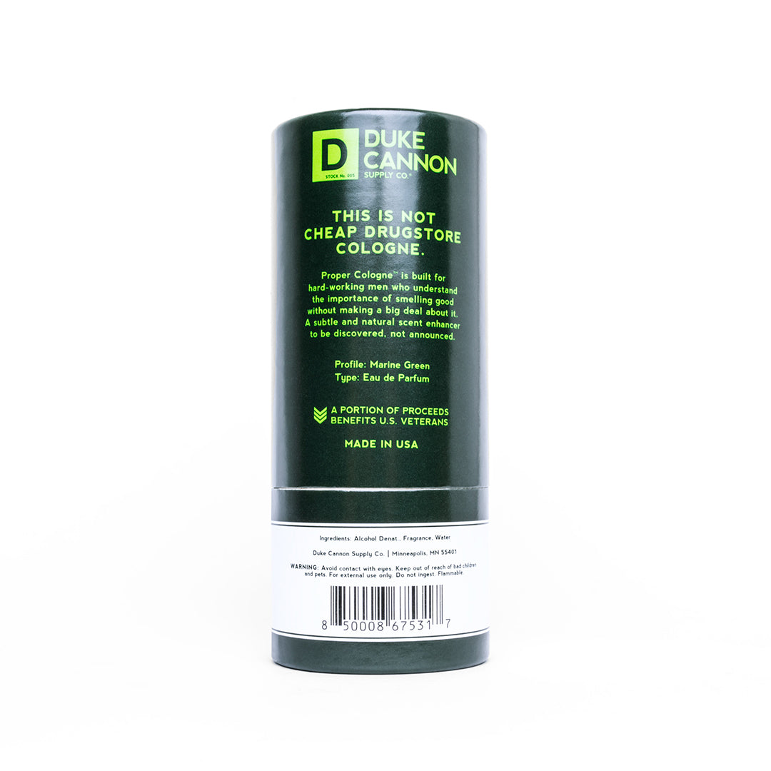 Duke Cannon Gunnison Proper Cologne Toiletries Duke Cannon