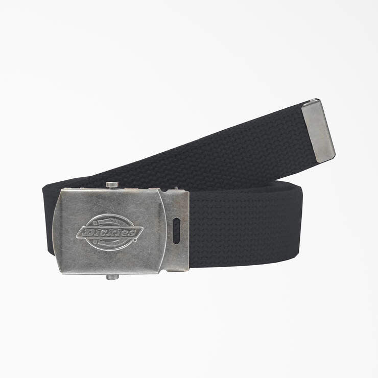 Dickies Unisex Military Buckle Web Belt Belts & Suspenders Dickies Black OS