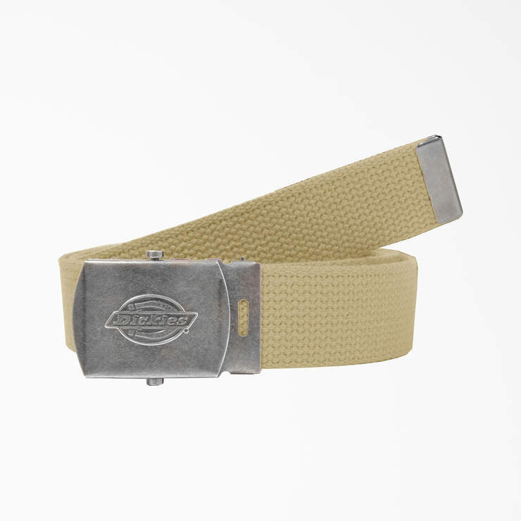 Dickies Unisex Military Buckle Web Belt Belts & Suspenders Dickies Beige OS