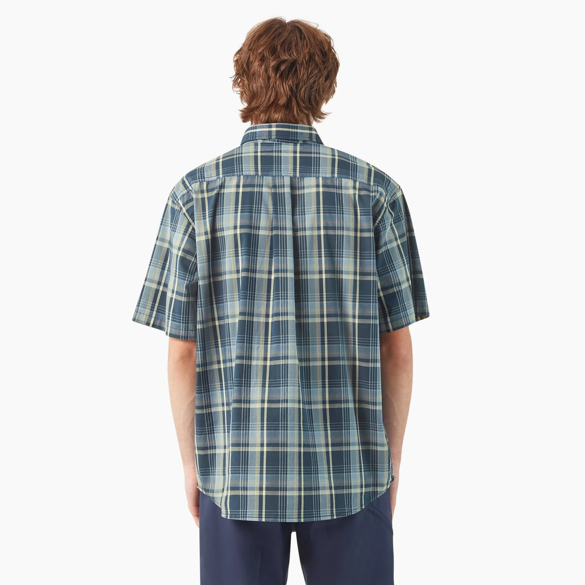 Dickies Men's FLEX Woven Short Sleeve Button-Down Shirt Work Shirts Dickies
