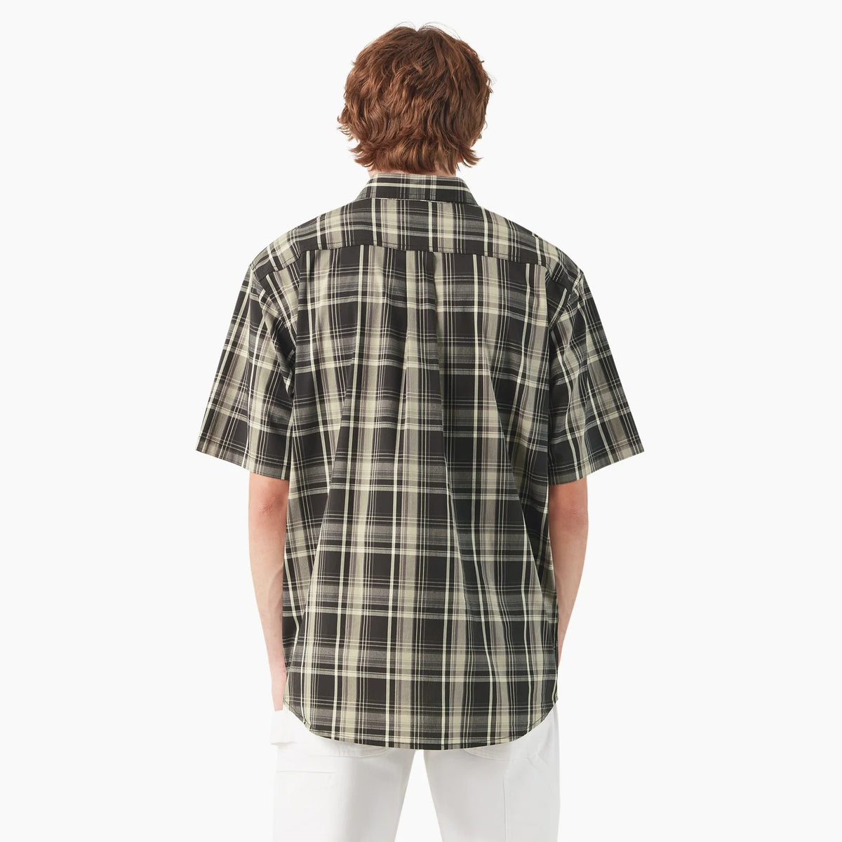 Dickies Men's FLEX Woven Short Sleeve Button-Down Shirt Work Shirts Dickies