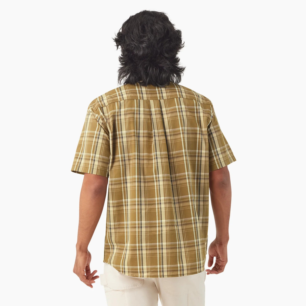 Dickies Men's FLEX Woven Short Sleeve Button-Down Shirt Work Shirts Dickies