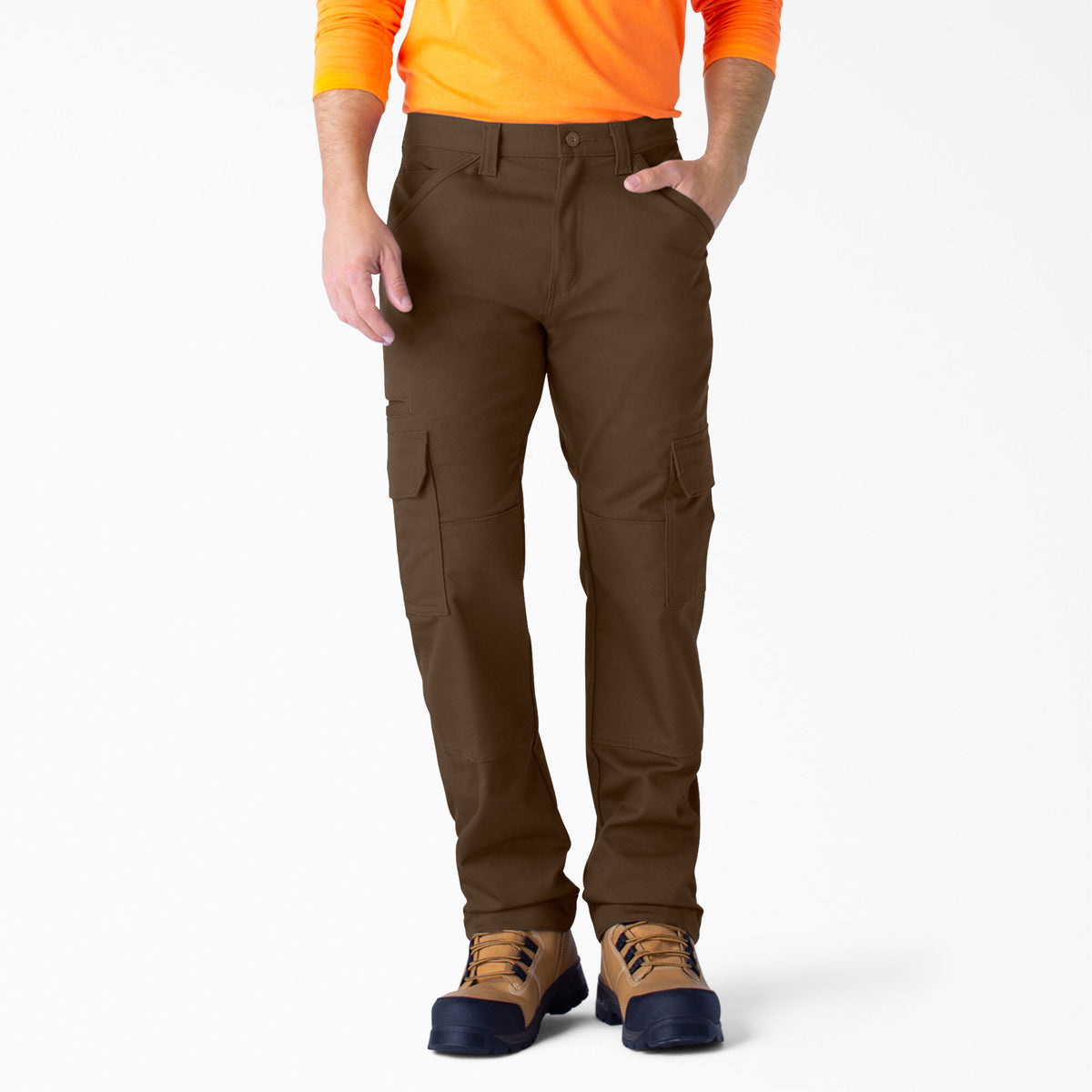 Dickies Men's DuraTech Relaxed Fit Duck Cargo Pant Pants Dickies Timber Brown 30 30 Inseam