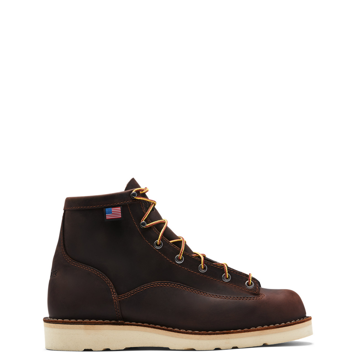 Danner Men's Bull Run 6" EH Soft Toe Work Boot Work Boots Danner Brown 10 2E