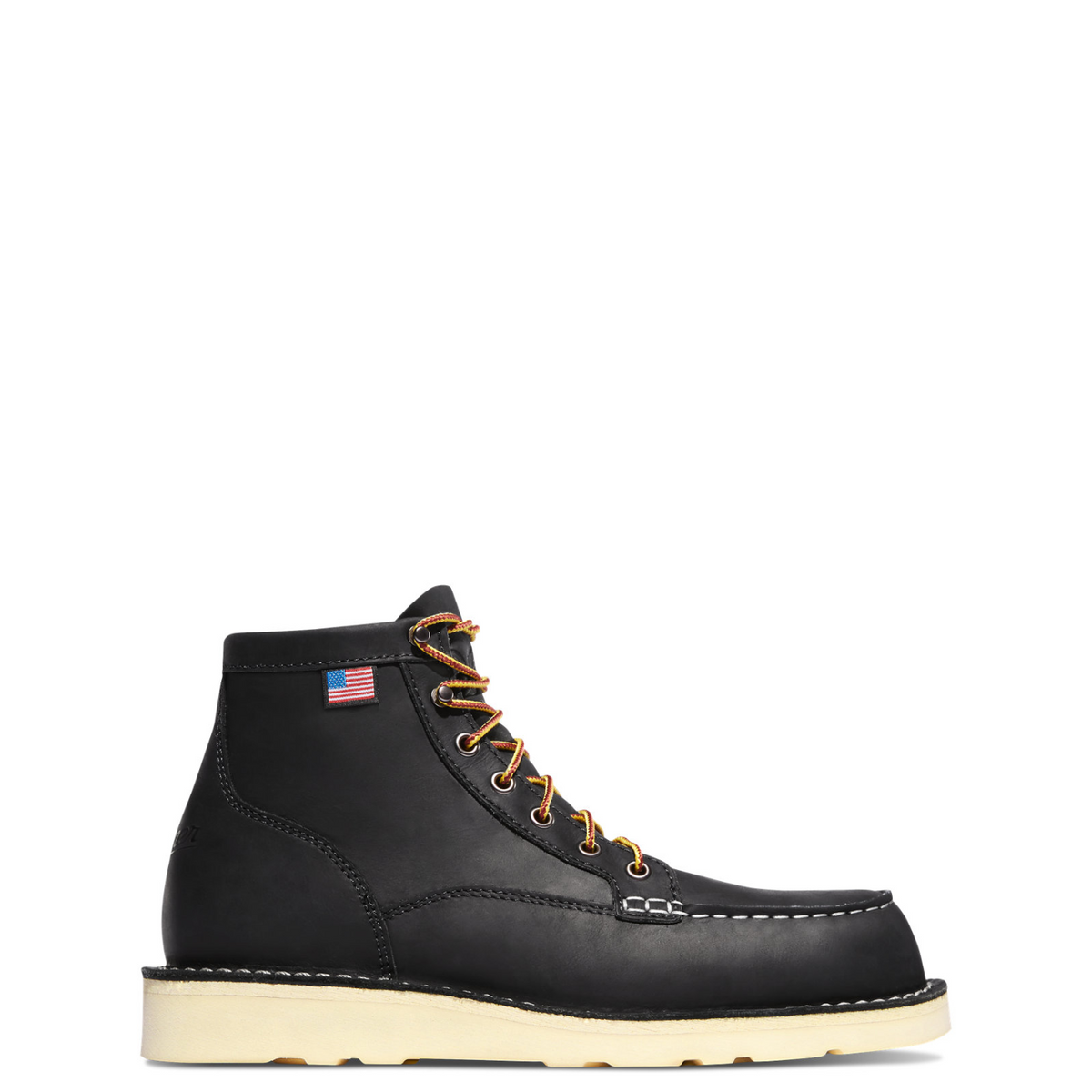 Danner Men's Bull Run 6" EH Moc Toe Work Boot Work Boots Danner Black 10 2E