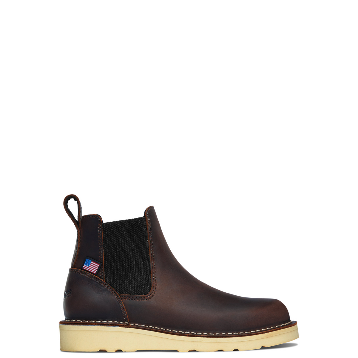 Danner Women's Bull Run 6" EH Chelsea Shoe Slip-On Shoes & Clogs Danner Brown Wedge 10 M