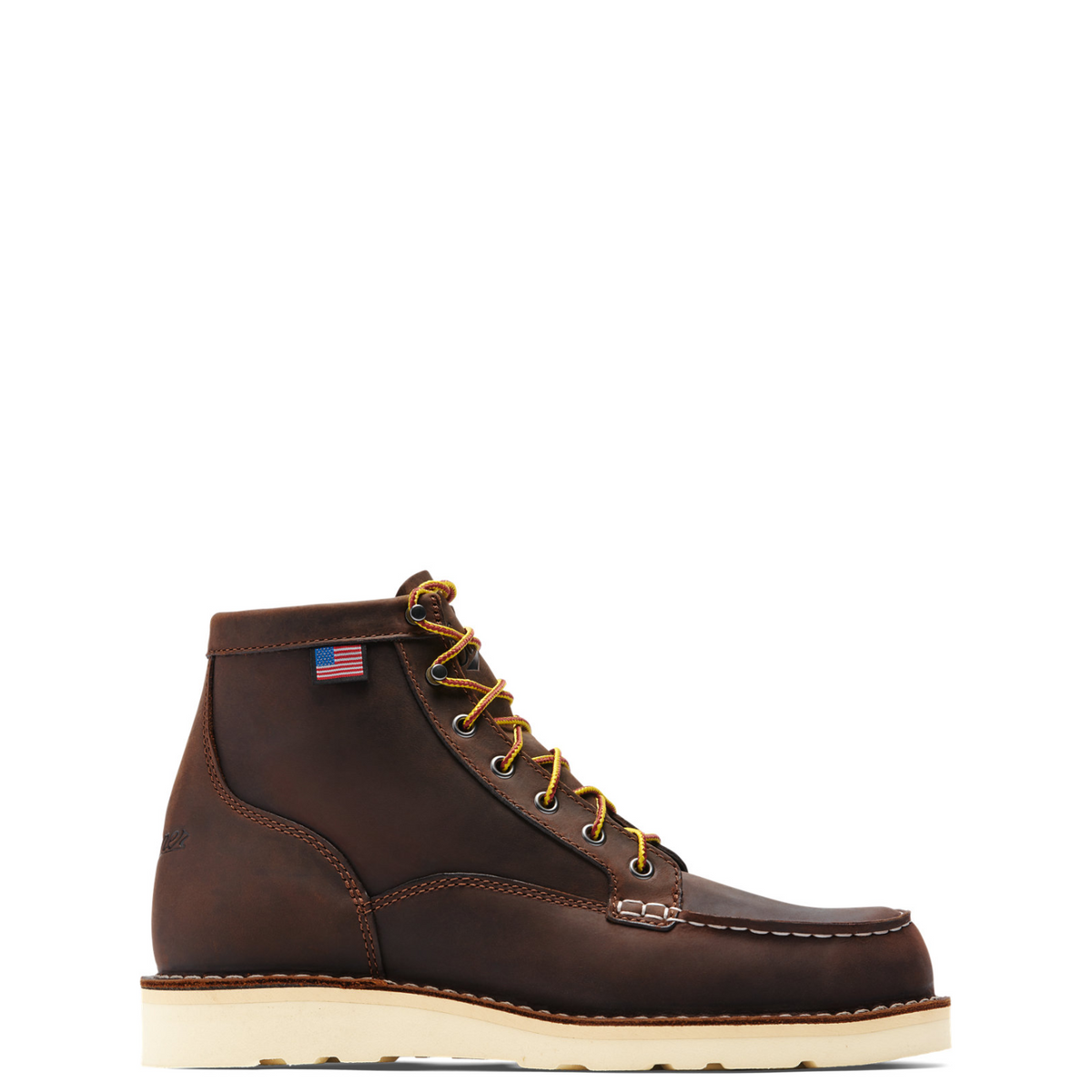 Danner Men's Bull Run 6" EH Steel Toe Work Boot Work Boots Danner Brown 10 2E