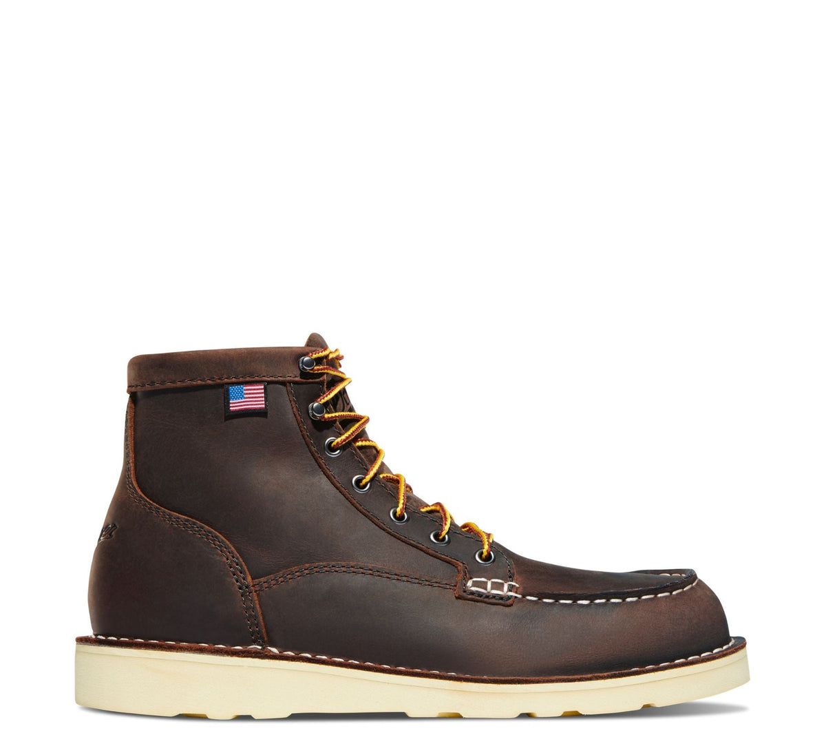 Danner Women's Bull Run 6" EH Moc Toe Work Boot Work Boots Danner Brown 10 M