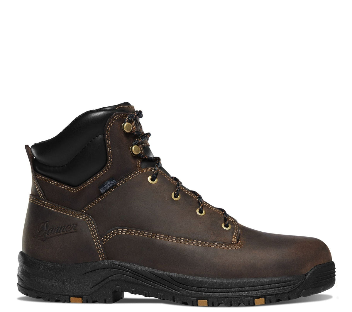 Danner Men's Caliper 6" Waterproof EH Soft Toe Work Boot Work Boots Danner Brown 10 2E