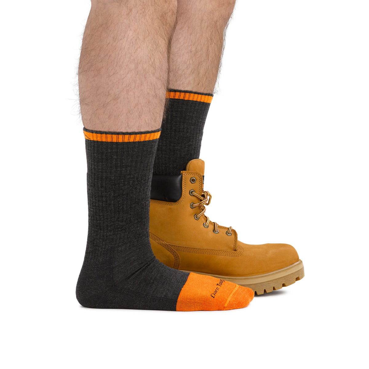 Darn Tough Men's Steely Boot Midweight Work Socks