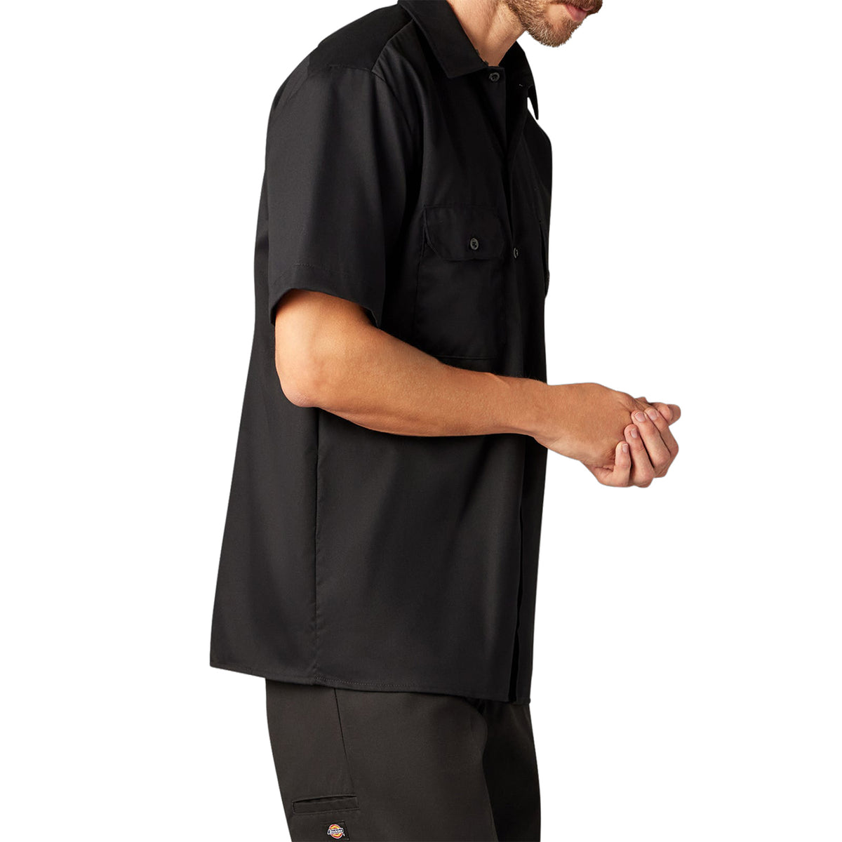 Dickies Men's FLEX Relaxed Fit Short Sleeve Work Shirt