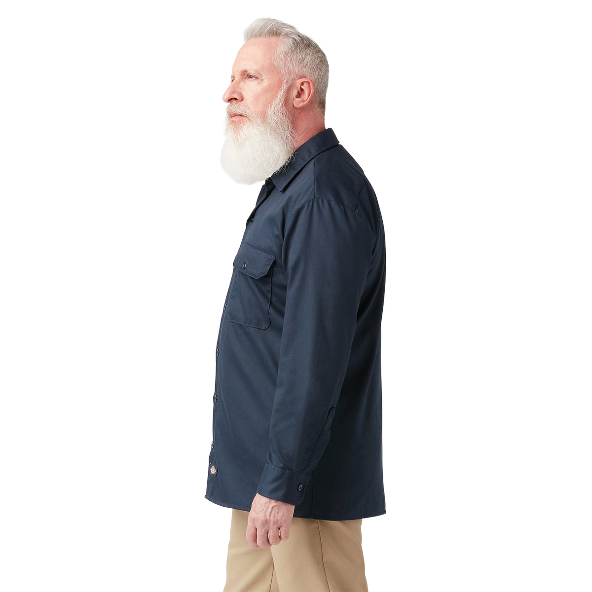 Dickies Men's FLEX Relaxed Fit Long Sleeve Work Shirt