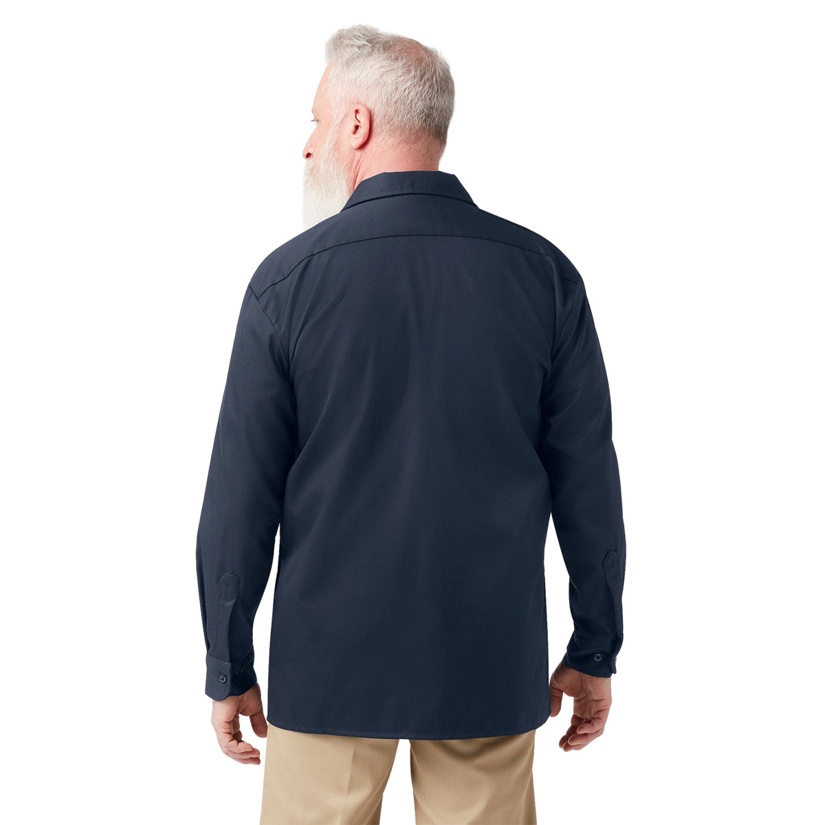 Dickies Men's FLEX Relaxed Fit Long Sleeve Work Shirt