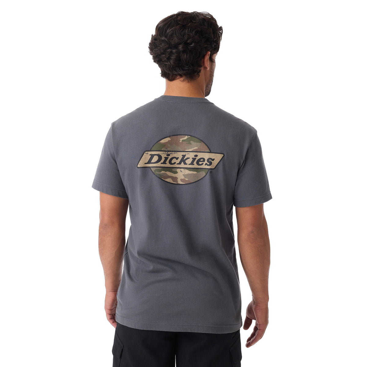Dickies Men's Camo Logo Short Sleeve T-Shirt