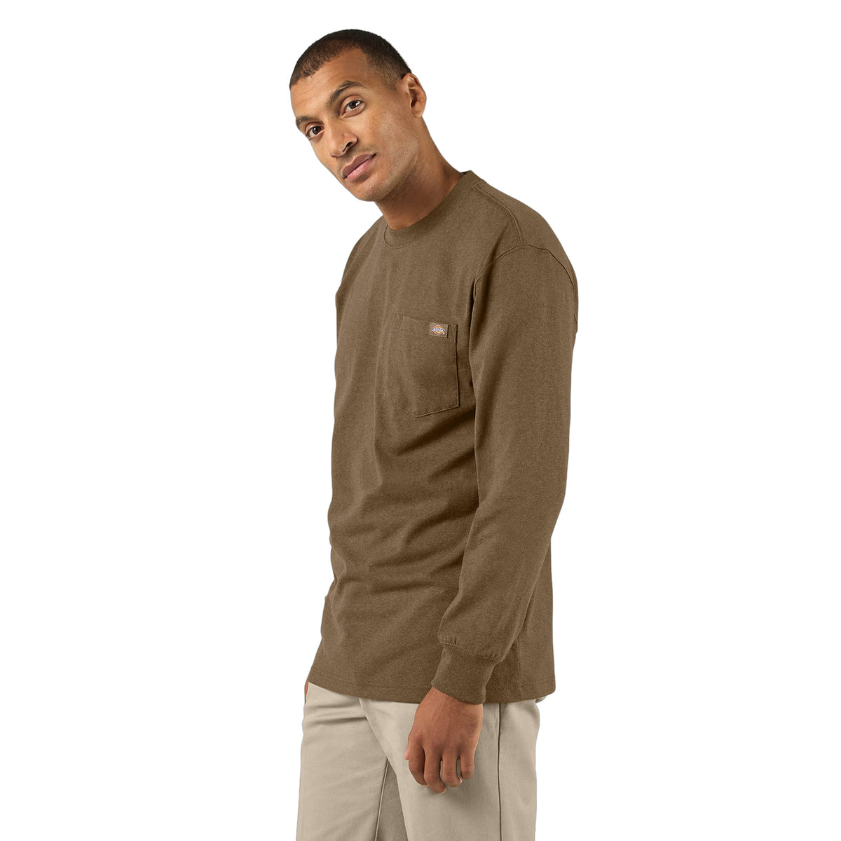 Dickies Men's Long Sleeve Heavyweight Pocket T-Shirt