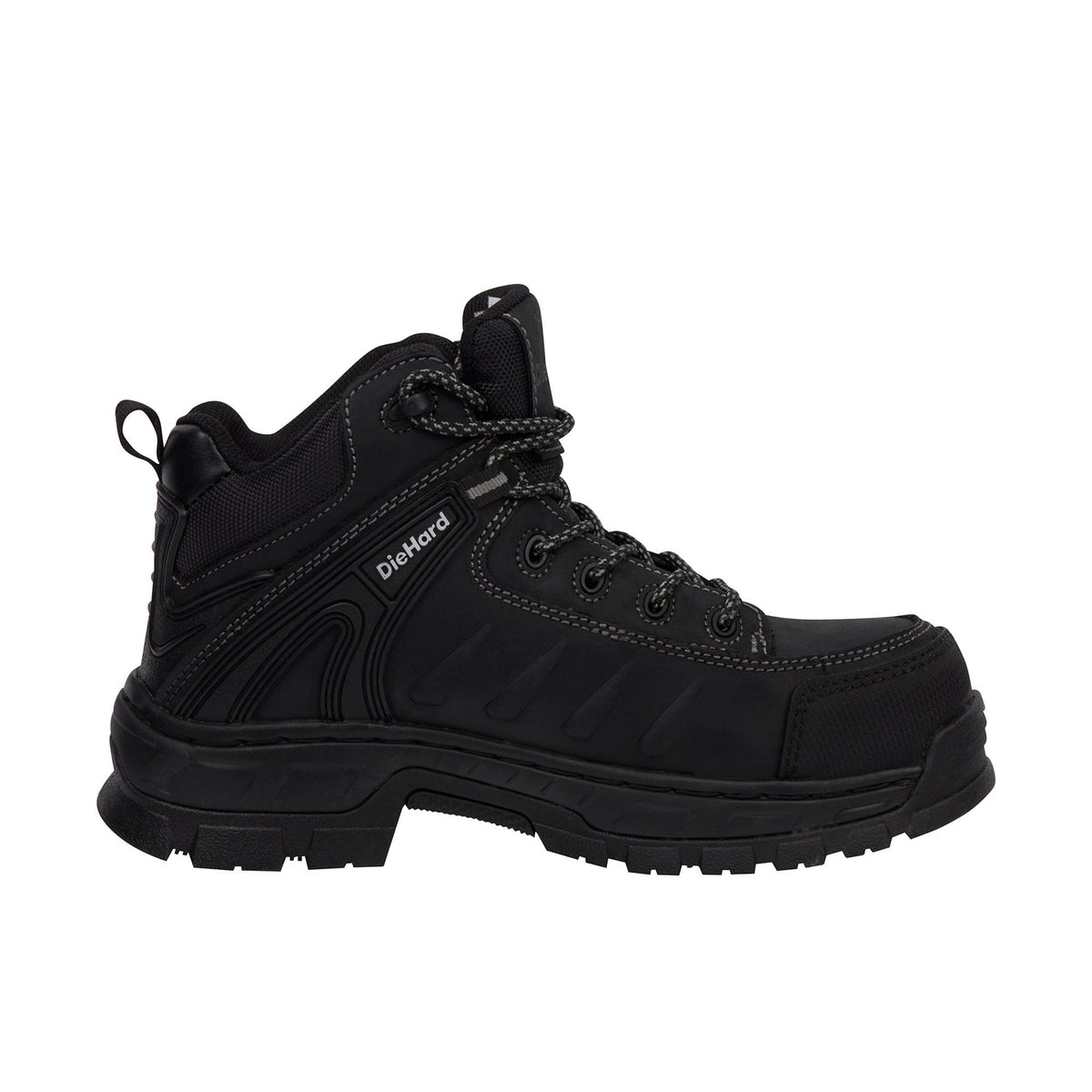 Diehard Men's Squire Hiker Comp Toe Work Boot Work Boots DieHard Black 10 D