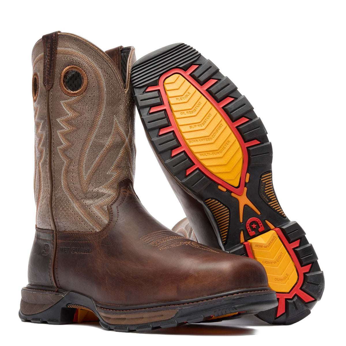 Durango Boots Men's Maverick XP™ Ventilated Western Met-Guard Comp Toe Work Boot Work Boots Durango