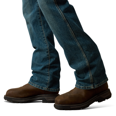 Ariat Men&#39;s Rebar M4 Relaxed DuraStretch Basic Boot Cut Jean - Work World - Workwear, Work Boots, Safety Gear