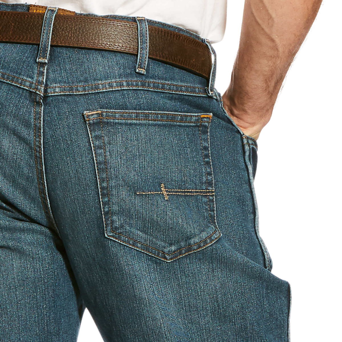 Ariat Men's Rebar M4 Relaxed DuraStretch Basic Boot Cut Jean Pants Ariat