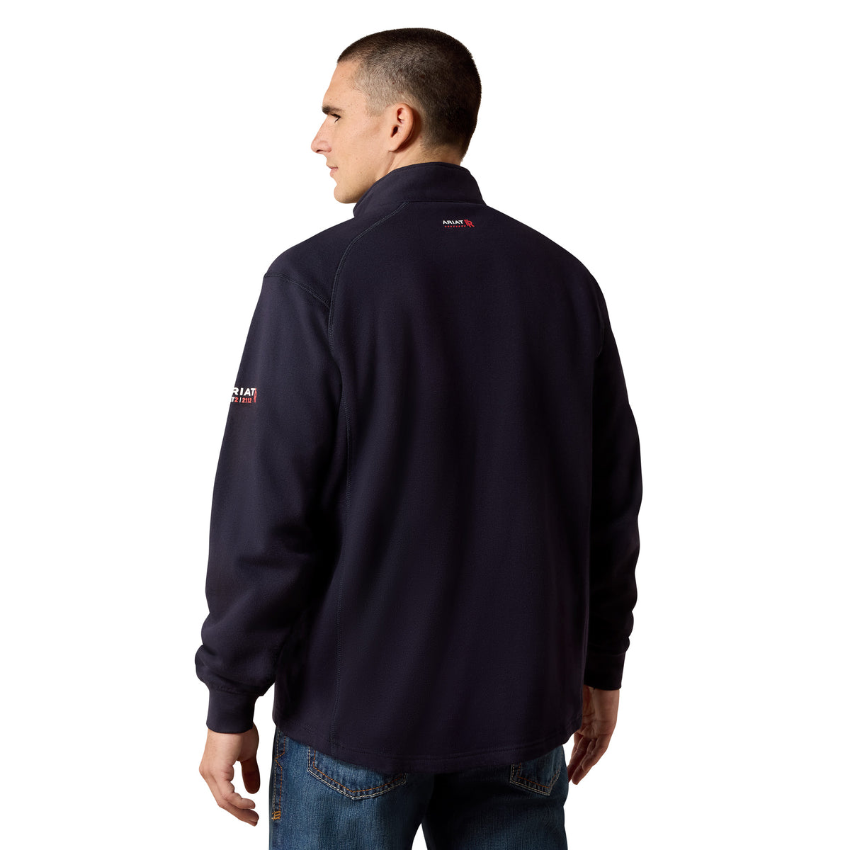 Ariat Men's FR Mock Collar 1/4 Zip Long Sleeve T-Shirt Long Sleeve T-Shirts Ariat
