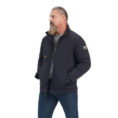 Ariat Men's Rebar DriTEK DuraStretch Insulated Jacket Jackets & Coats Ariat Black 2XL Reg