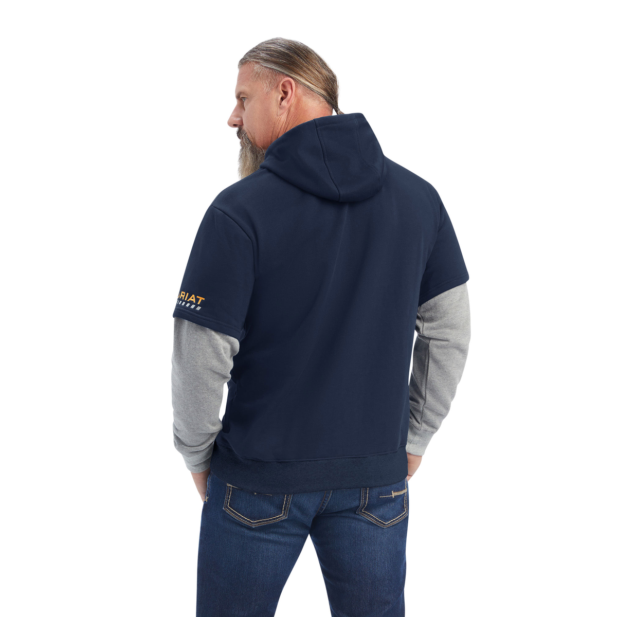 Ariat Men&#39;s Rebar Workman Dually Hooded Sweatshirt - Work World - Workwear, Work Boots, Safety Gear