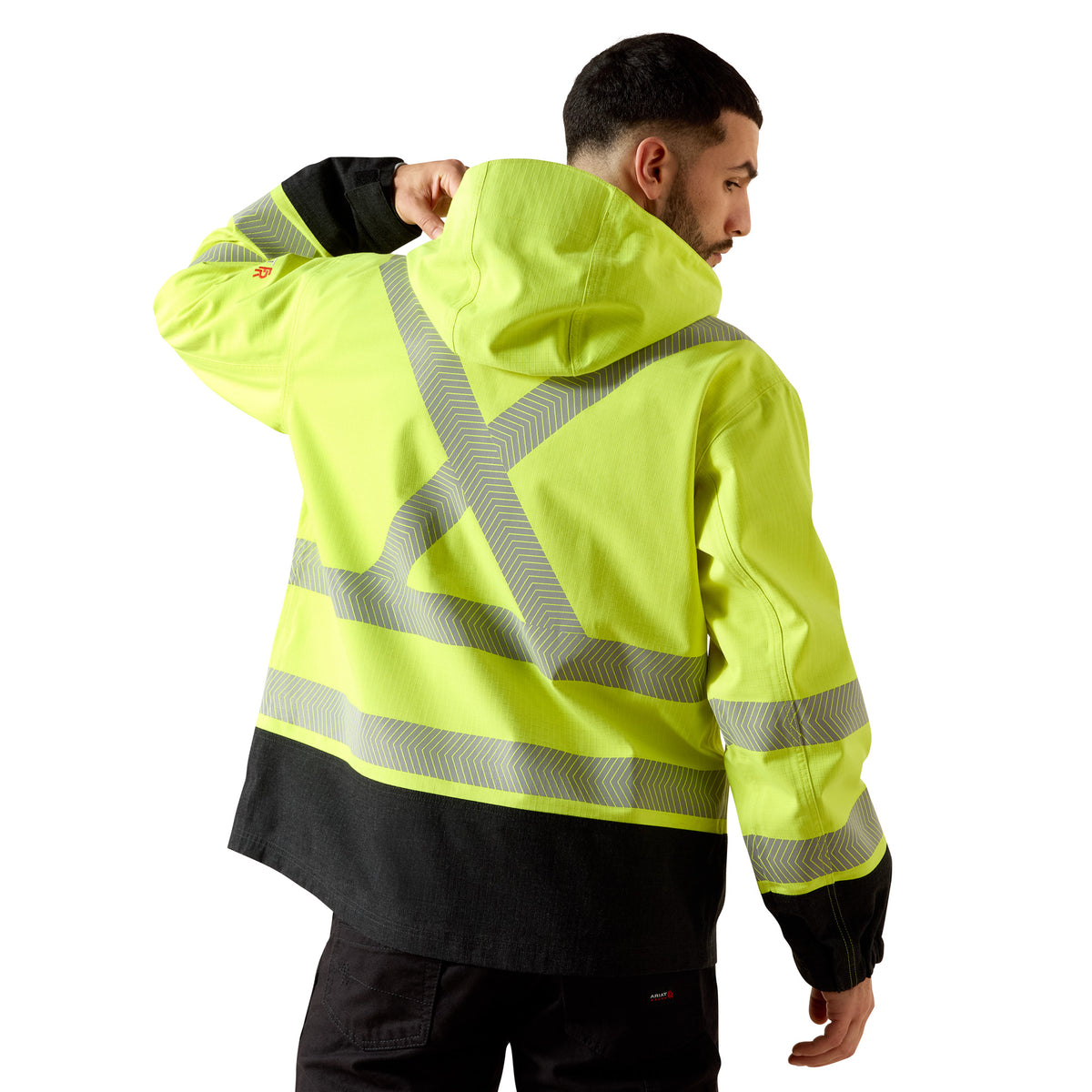 Ariat Men's FR Hi-Vis C3 Waterproof Hooded Jacket