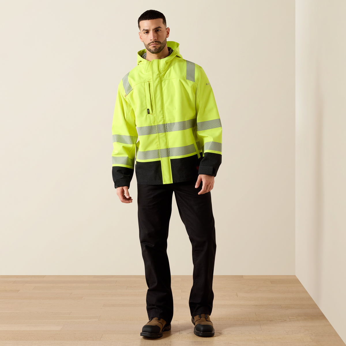 Ariat Men's FR Hi-Vis C3 Waterproof Hooded Jacket