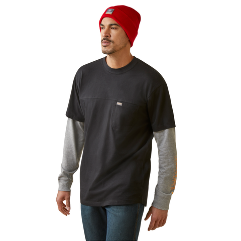Ariat Men's Rebar CottonStrong Dually Long Sleeve T-Shirt - Work World - Workwear, Work Boots, Safety Gear