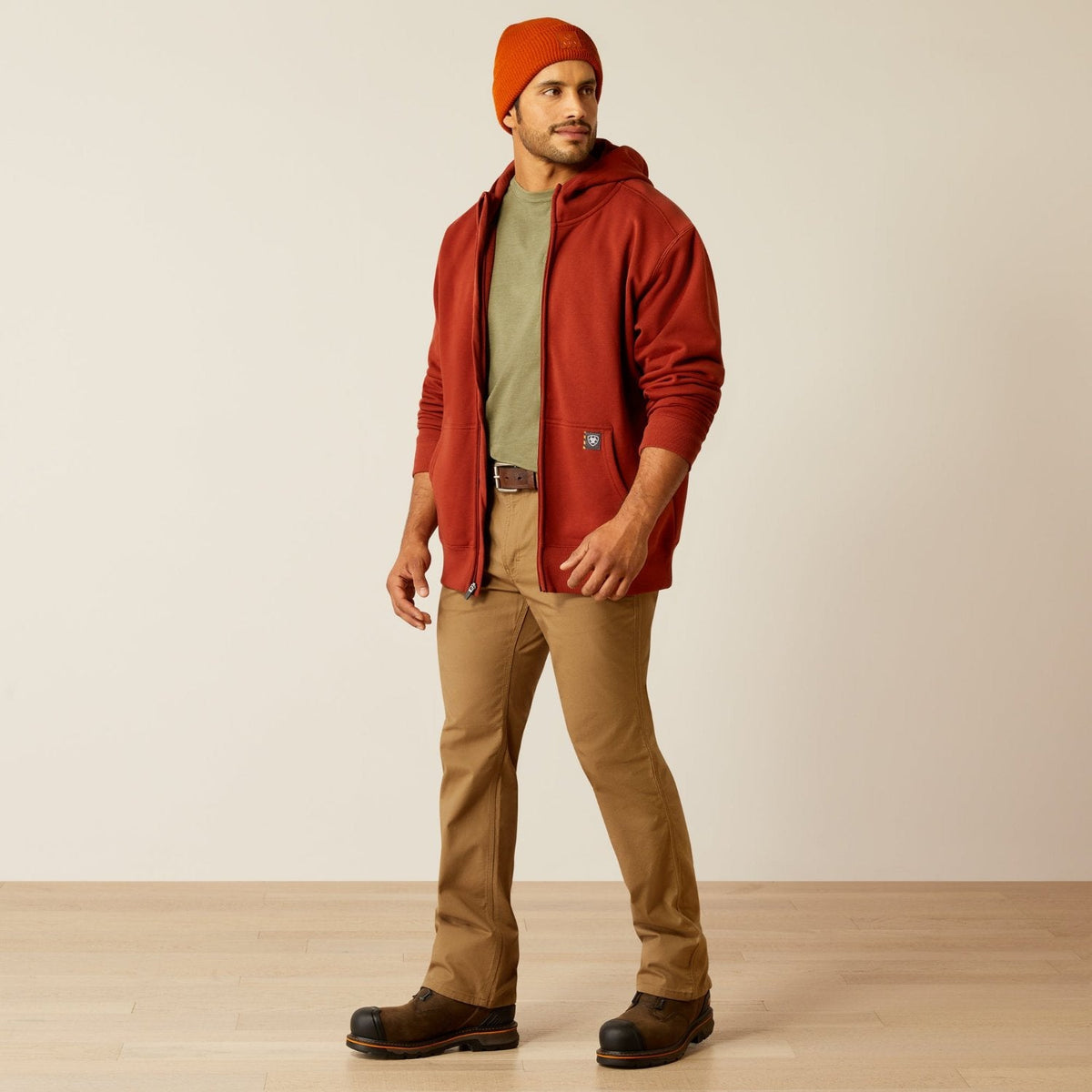 Ariat Men's Rebar Born For This Full-Zip Hoodie Sweatshirts & Hoodies Ariat